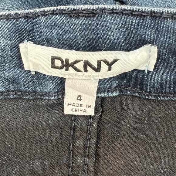 DKNY Skinny Fit Adjustable Waist Jeans Size 4 Kids - Picture 2 of 6
